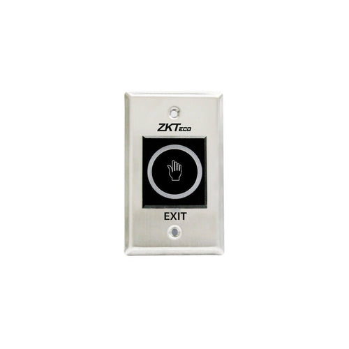 Boton de salida sin contacto ZKTeco TLEB102 vista frontal