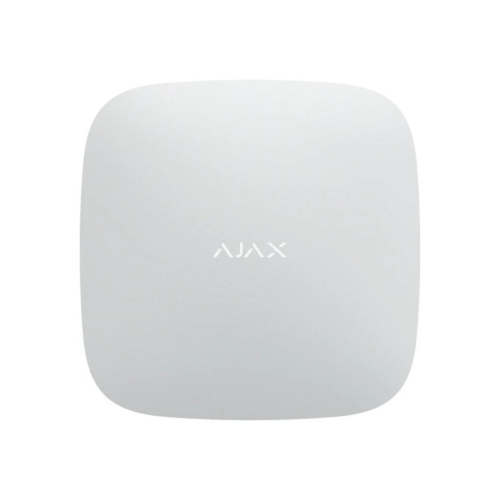 Central alarma AJAX Hub 2 Plus blanca vista frontal