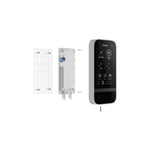 Teclado AJAX KeyPad TouchScreen instalado en muro