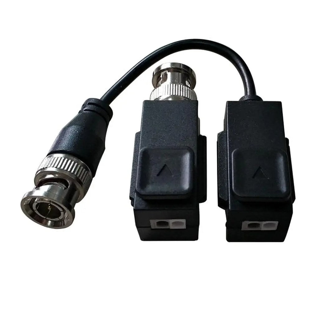 Hikvision DS-1H18S/E(C) — Set balun pasivo de video 4K HD-TVI/AHD/CVI