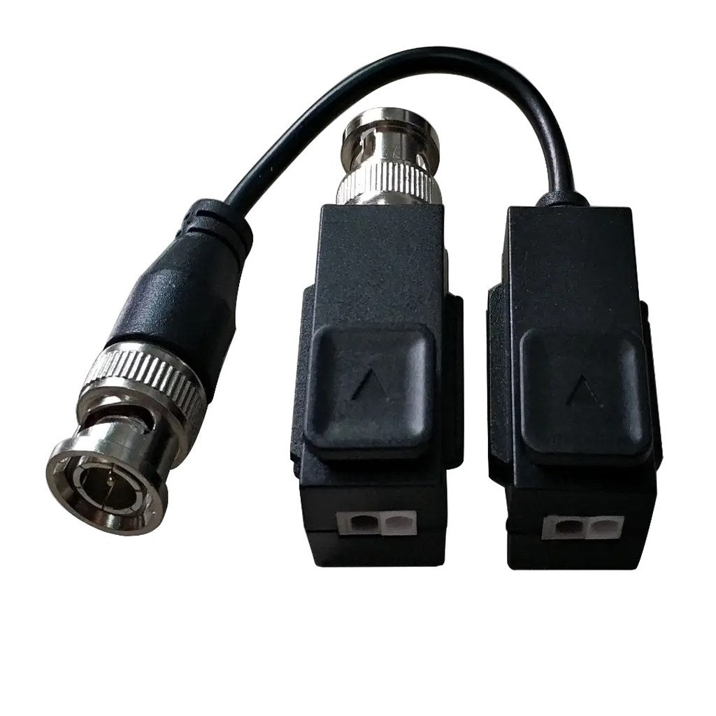 Hikvision DS-1H18S/E(C) — Set balun pasivo de video 4K HD-TVI/AHD/CVI
