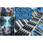 Patch cord Cat6 cable enrollado