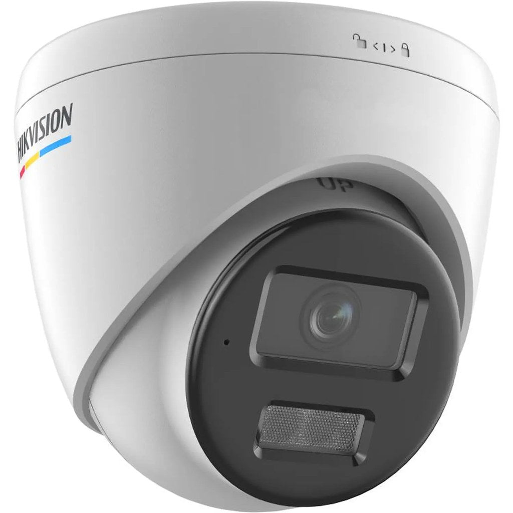 Hikvision DS-2CD1347G2H-LIU 2.8mm — Cámara IP domo turret 4MP ColorVu Smart Hybrid Light