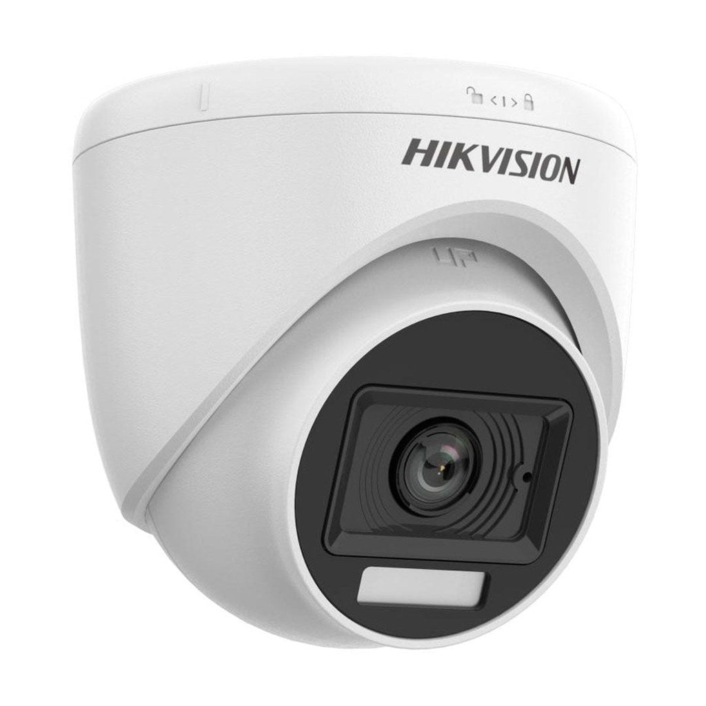 Hikvision DS-2CE76K0T-LPFS — cámara análoga domo Turbo HD 5MP 2.8mm con audio y luz híbrida