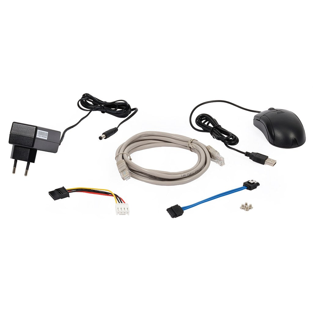 NVR Hikvision DS-7608NI-K1 interior con bahias HDD