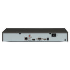 NVR Hikvision DS-7608NI-K1 vista trasera con conexiones