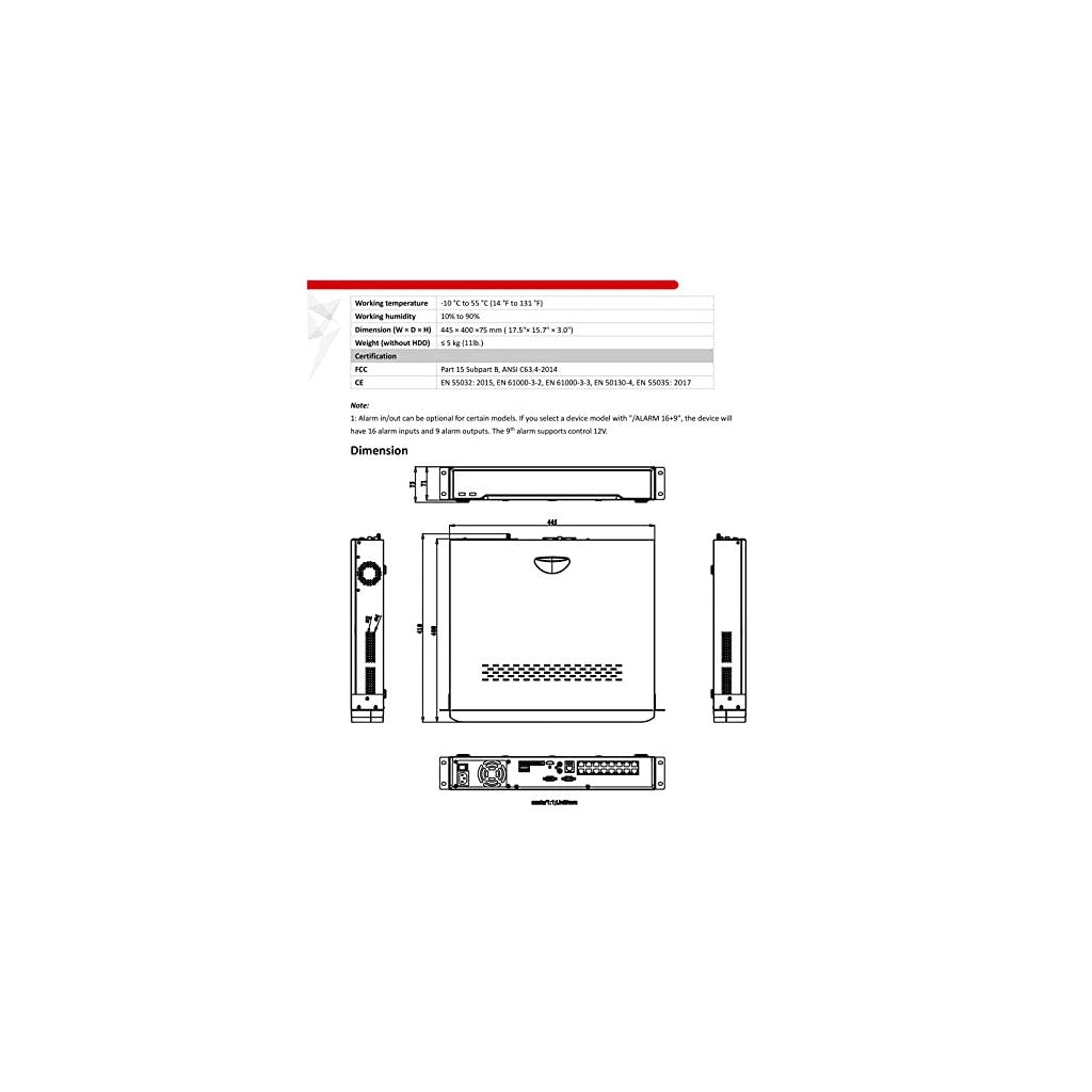 NVR 32 canales 4 bahias HDD
