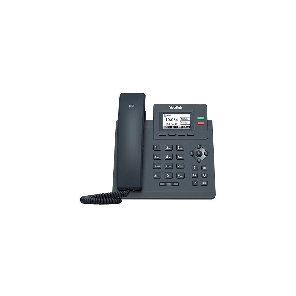Telefono IP Yealink T31P vista frontal