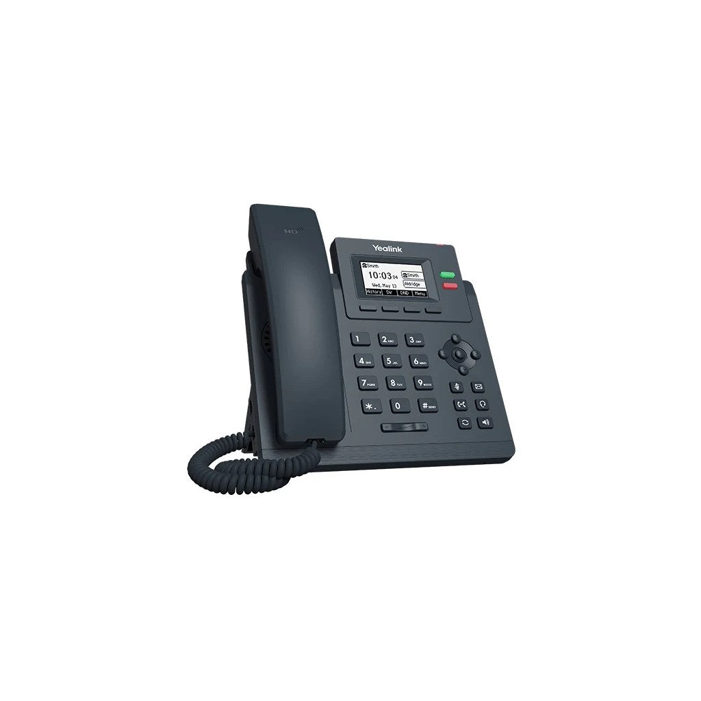 Telefono IP Yealink T31P vista trasera