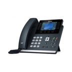Telefono IP Yealink T46U vista lateral con auricular