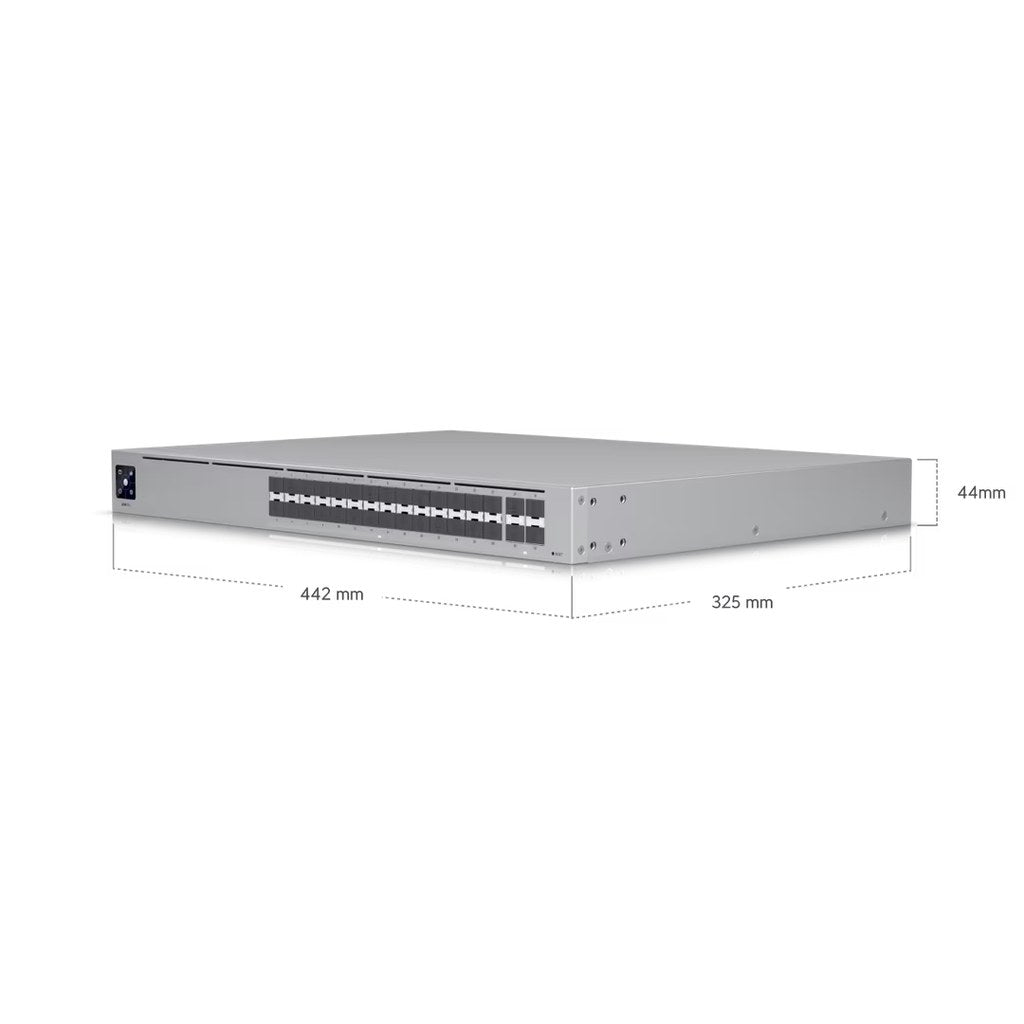 Switch USW-Pro-Aggregation 24 SFP+ 10G vista lateral