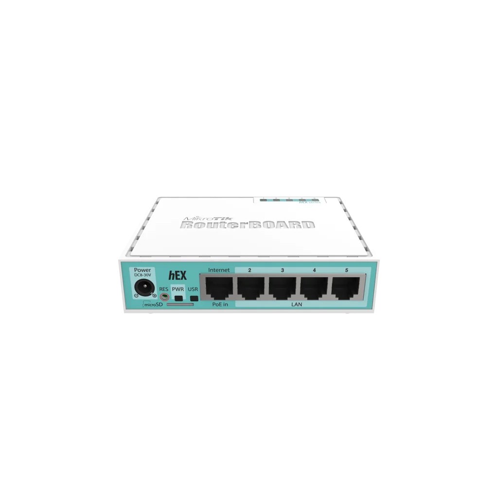 Router MikroTik RB750Gr3 hEX vista superior oficial