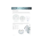 Antena MikroTik LHG 5 ac perfil con mastil