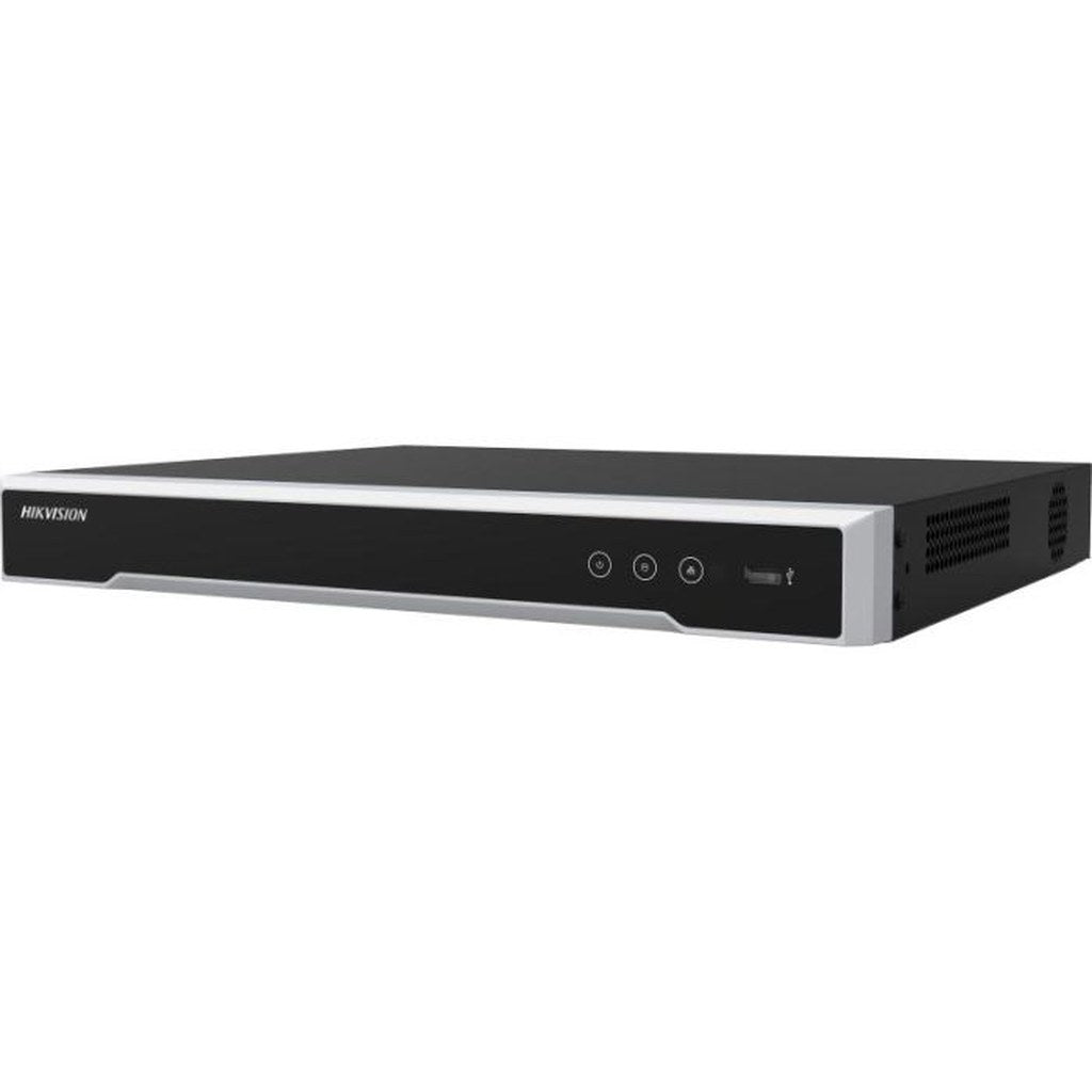 Hikvision DS-7608NI-Q2(D)/ALARM — NVR 8 canales IP 8MP con I/O de alarma y 2 bahías HDD