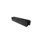 Trimerx TX-19x2U — Organizador de cables horizontal 2U con tapa abisagrada