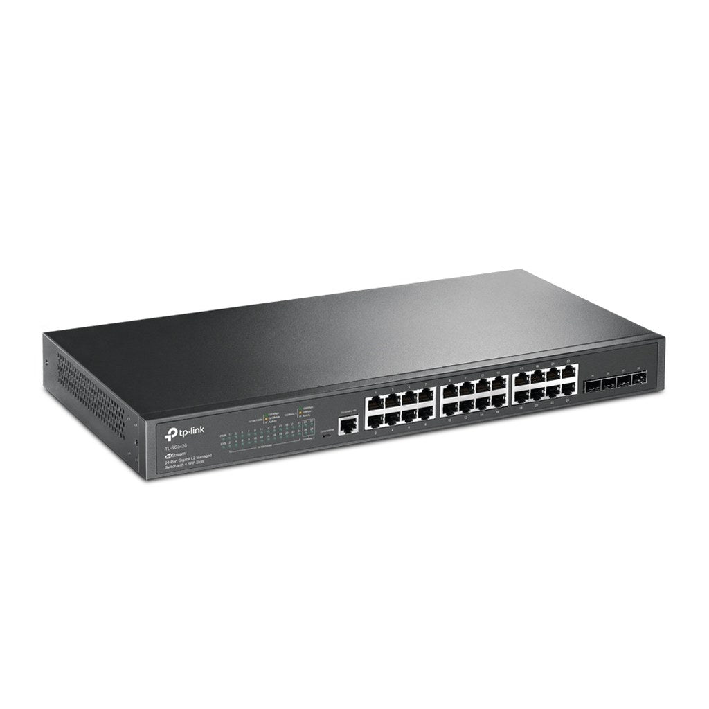 TP-Link TL-SG3428 — Switch administrable L2 24 puertos Gigabit + 4 SFP