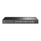 TP-Link TL-SL2428P — Switch PoE+ gestionado 24 puertos 10/100 + 4 Gigabit, 250W Omada SDN