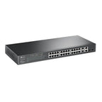 TP-Link TL-SL2428P — Switch PoE+ gestionado 24 puertos 10/100 + 4 Gigabit, 250W Omada SDN