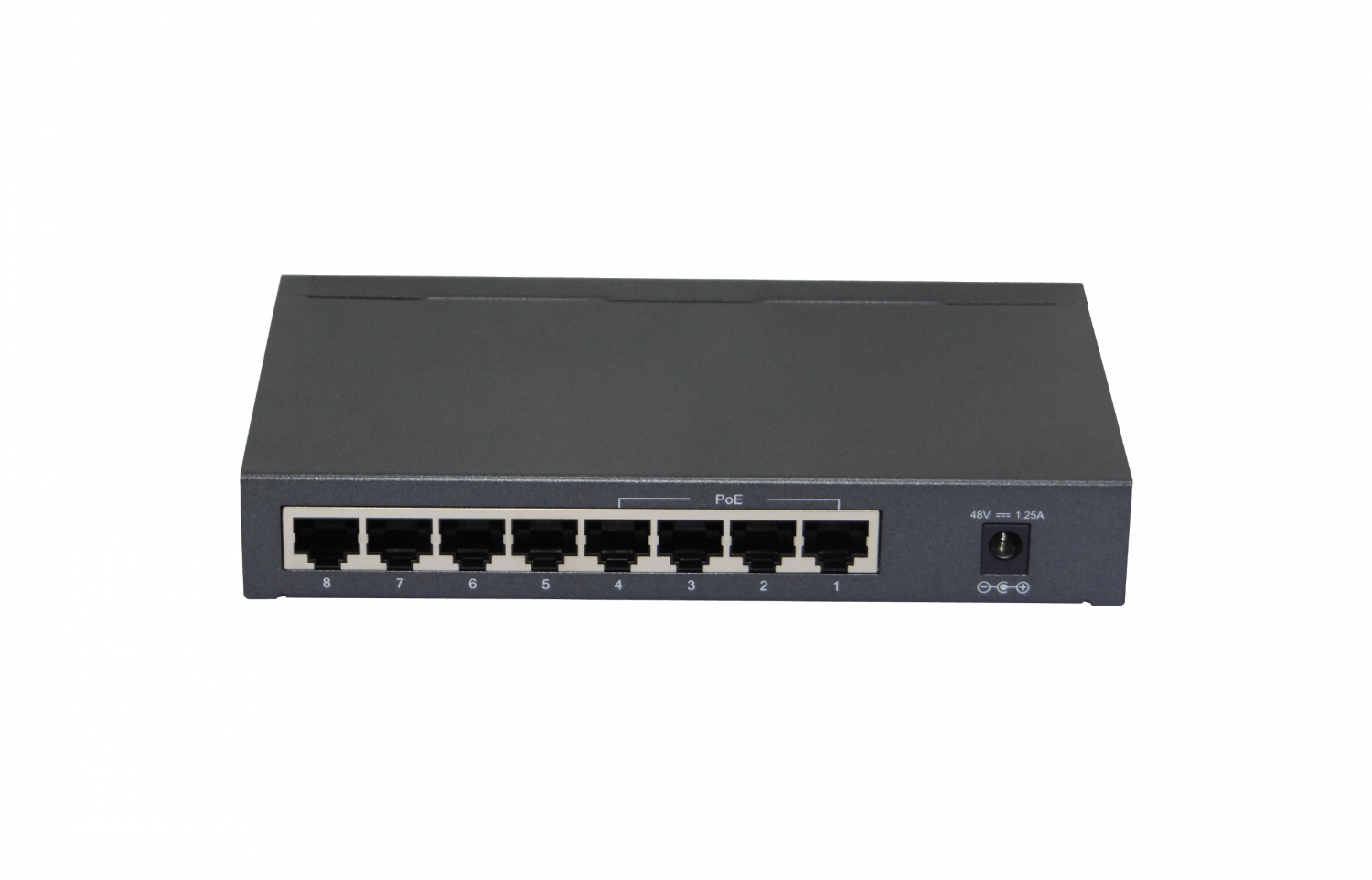 Switch PoE 8 puertos no gestionado