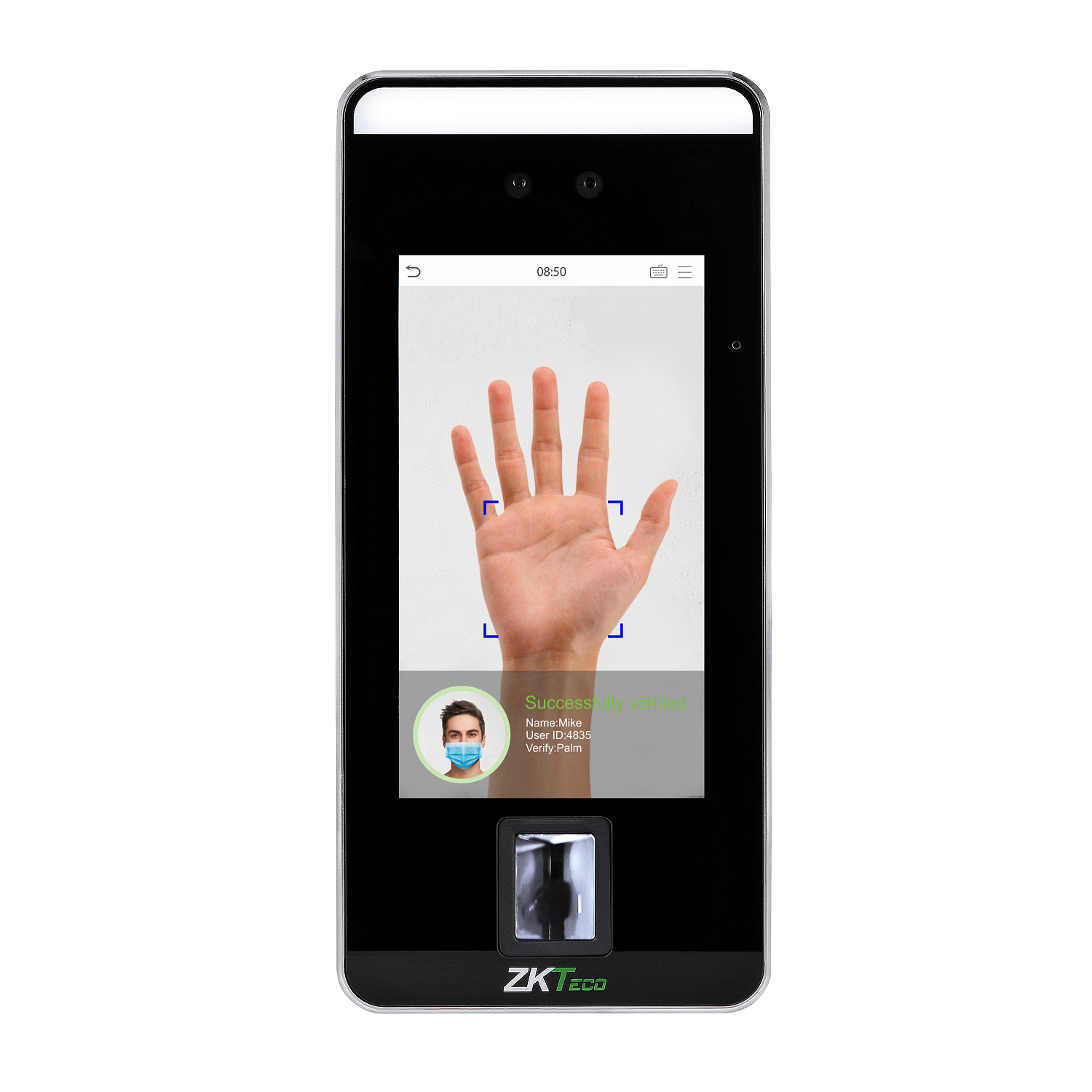 Terminal asistencia facial + RFID